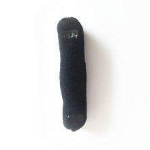 Knitted Nylon Hair Sponge in Black (BUN-18)